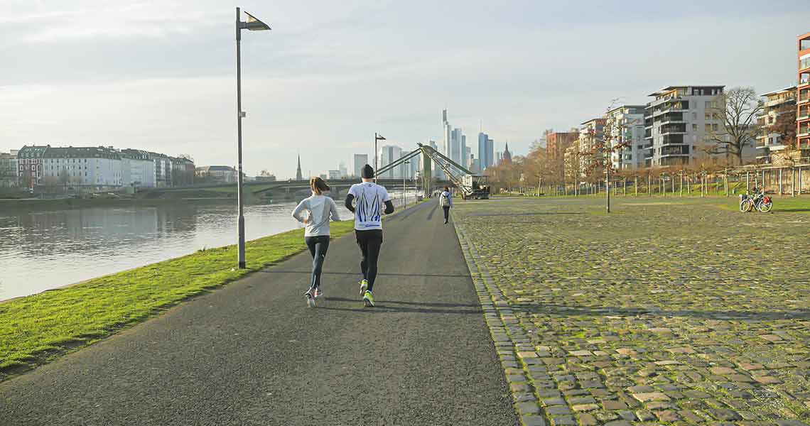 Jogger in Frankfurt am Main